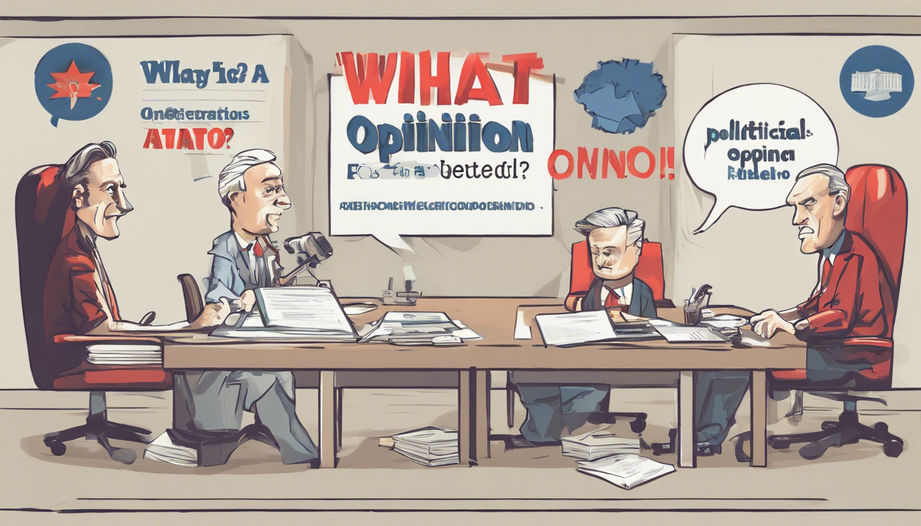 découvrez de manière succincte ce qu'est une opinion politique et son rôle dans la vie sociale et citoyenne.