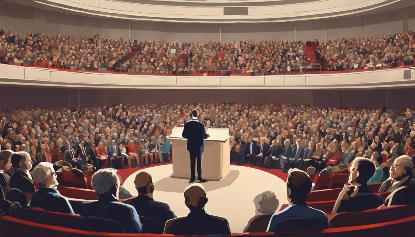 découvrez les éléments essentiels d'un discours politique efficace avec notre exemple pratique. apprenez les techniques pour captiver et convaincre votre audience, grâce à des conseils stratégiques et des astuces de prise de parole en public.