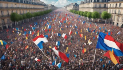 près de 110 000 manifestants se réunissent en france pour exprimer leur désaccord face à la nomination de michel barnier, jugée par emmanuel macron comme un 'coup de force'. découvrez les enjeux politiques et les réactions de la gauche face à cette mobilisation massive.